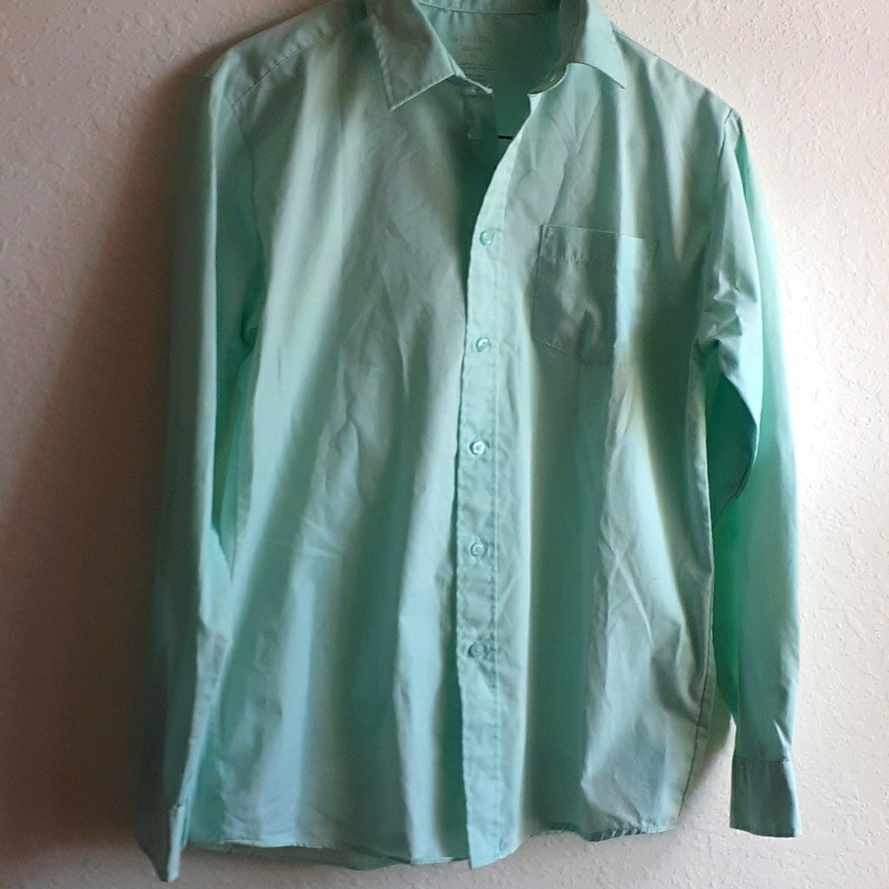 Blue George dress shirt